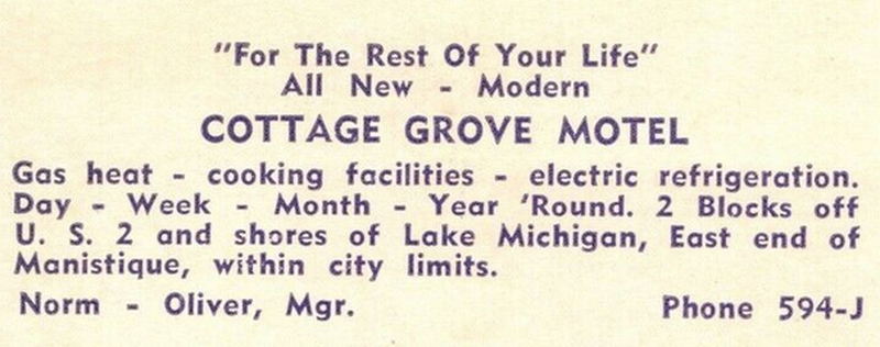 Garden Grove Motel - Vintage Postcard